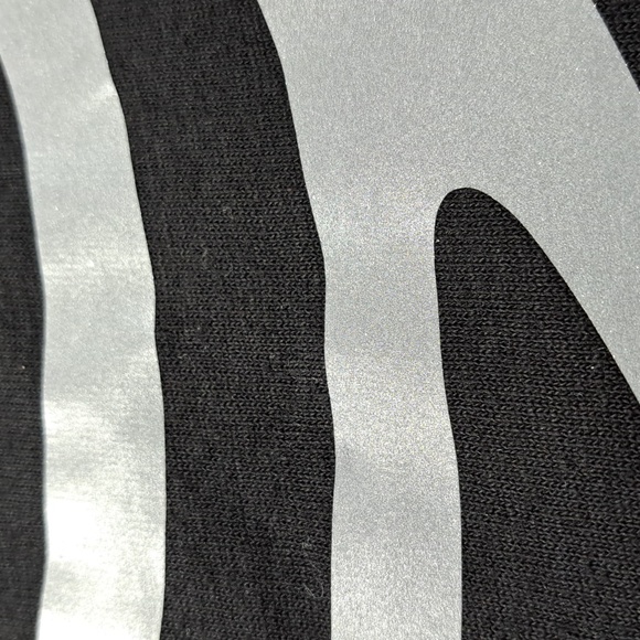 Bacon Lettuce Tomato Reflective Smiley Face Black Graphic Tee NWOT 3X - Picture 3 of 5